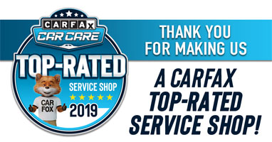 CarFax Top Rated Service Shop 2019